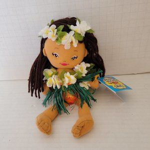 Tag Island Friends Aloha Emma Soft stuffed Hawaii Oahu Little Doll Nani Stufs